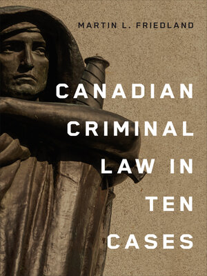 cover image of Canadian Criminal Law in Ten Cases